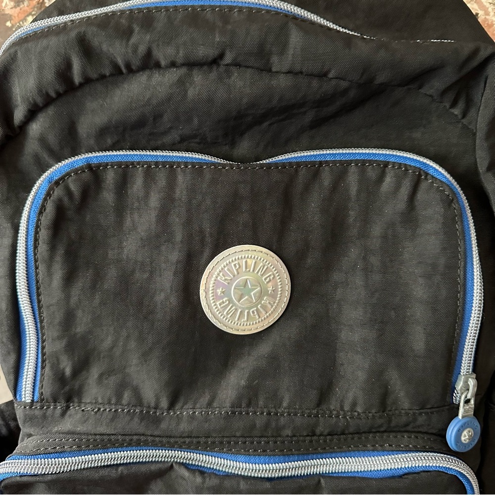 Kipling Goddard Medium Multi Pocket Backpack Blac… - image 5